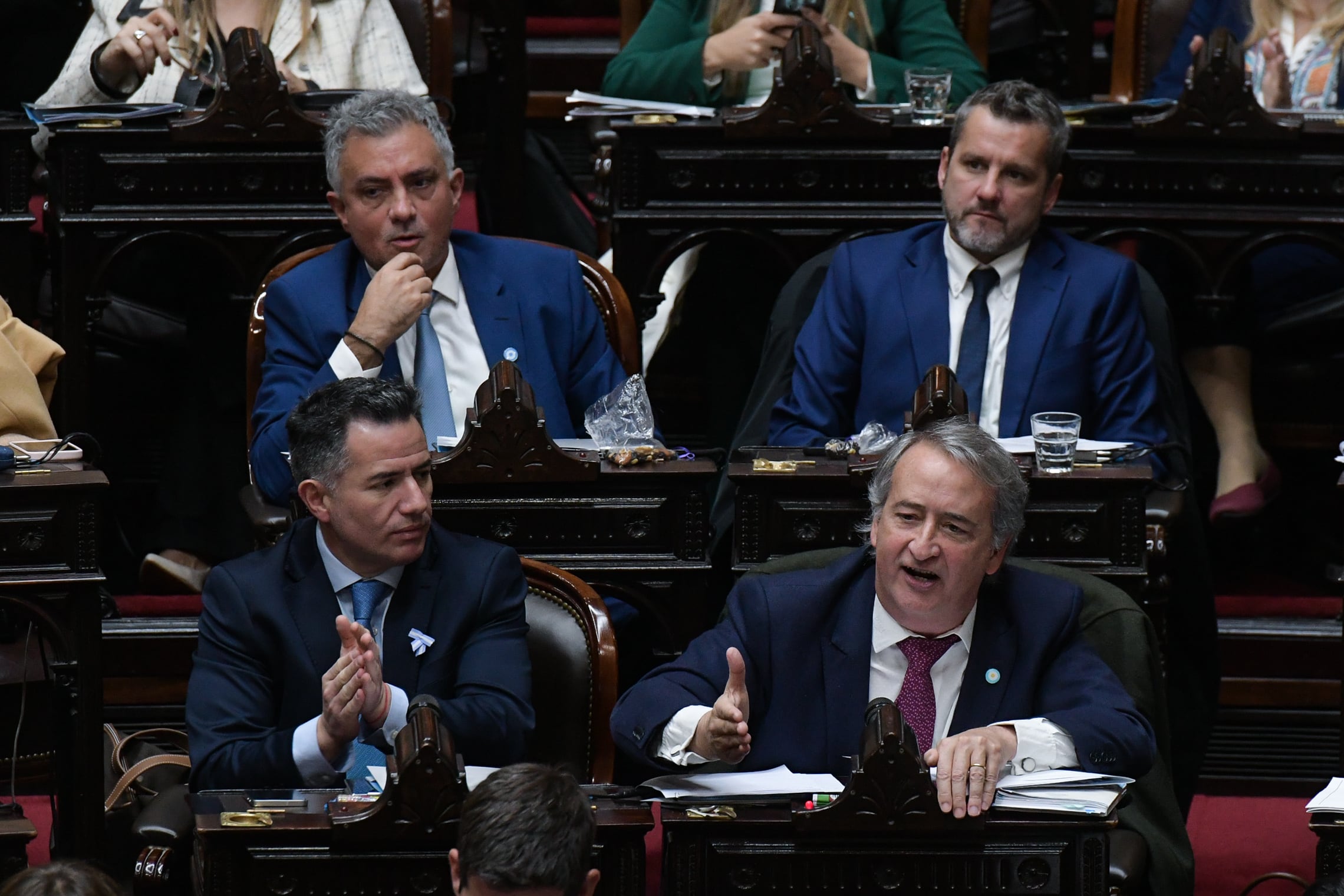Los diputados libertarios Nicolás Mayoraz y Gabriel Bornoroni