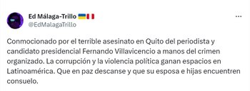 Cuenta de Twitter (X) de