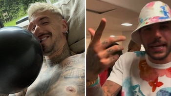 Identificaron al futbolista “jefe” de las escandalosas fiestas con sexo y drogas en Italia: los videos inhalando “gas de la risa”