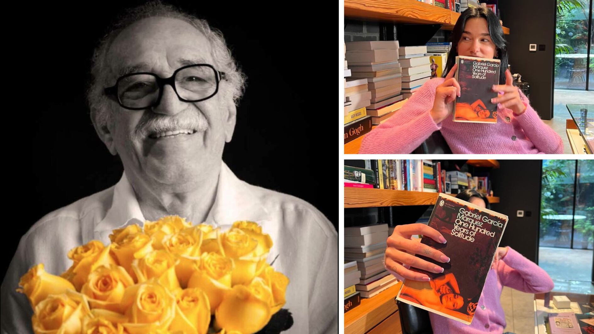 Así fue la reseña que Dua Lipa hizo en su club de lectura ‘Service95’ de ‘Cien años de soledad’, de Gabriel García Márquez: “Reflexionando sobre el amor y la guerra”
