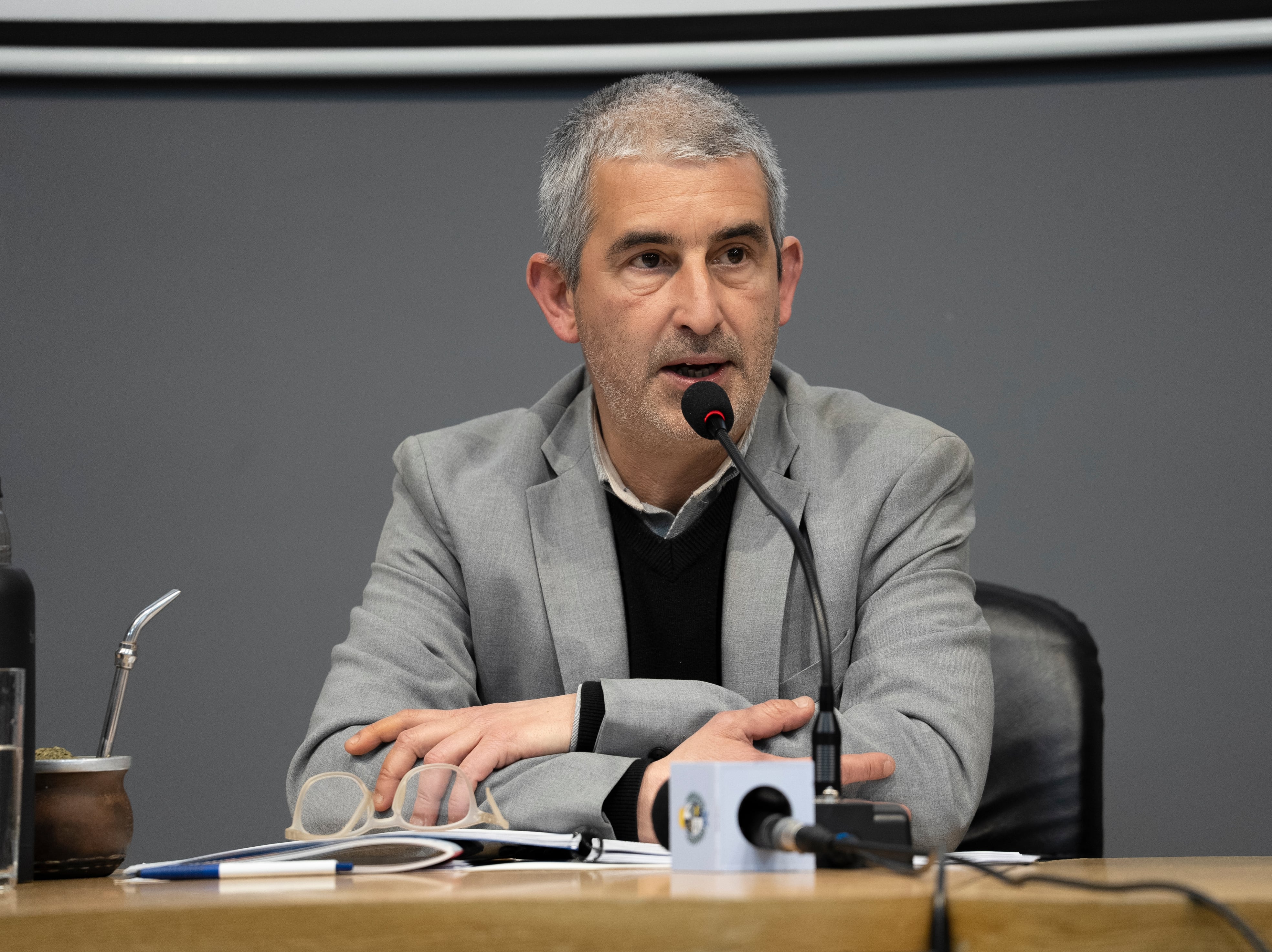 El presidente de la Administración Nacional de Uruguay Pública de Uruguay, Pablo Caggiani (Manuel Tort - Presidencia)