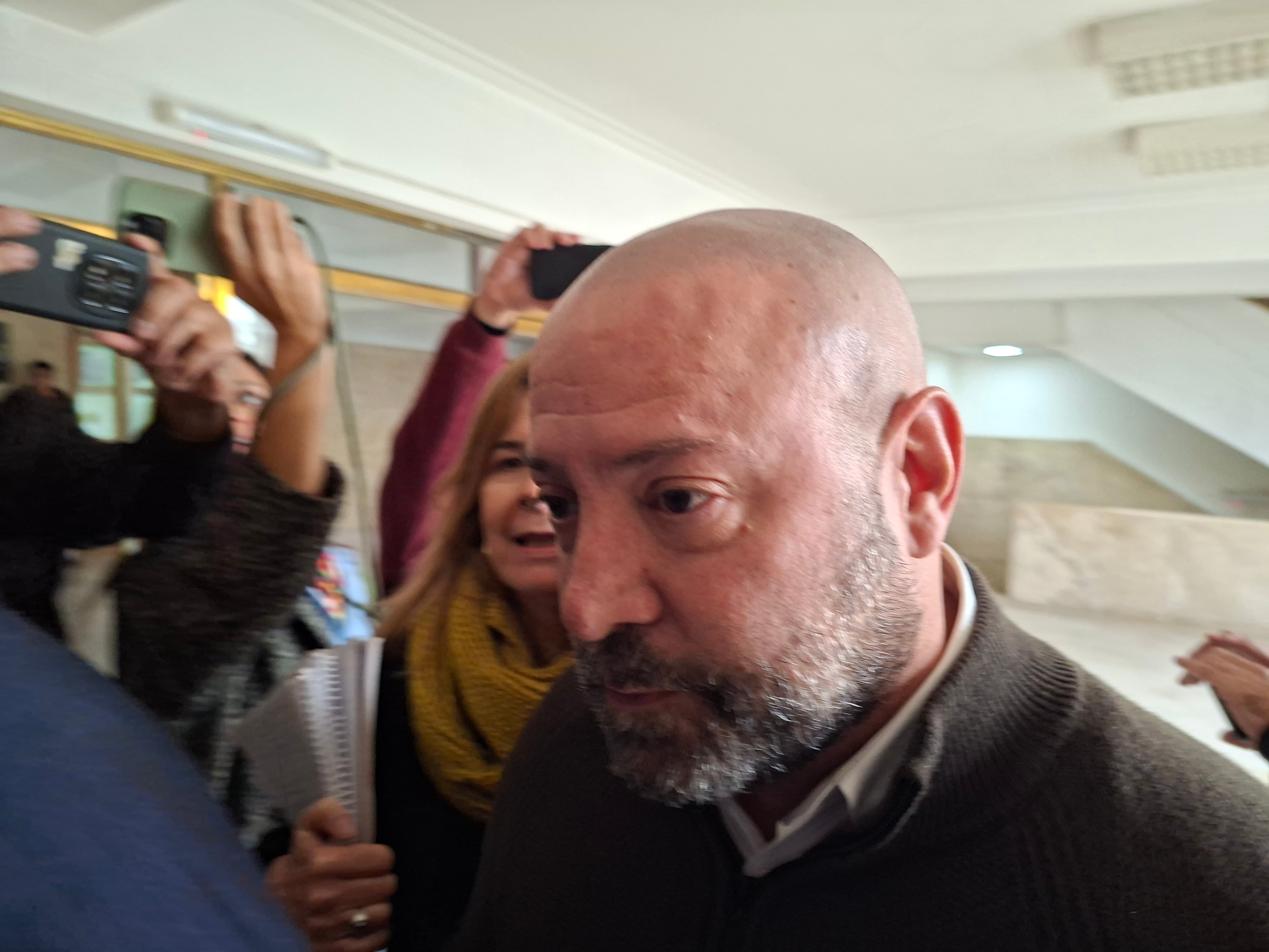 Diego Spagnuolo, exdirector de la Agencia Nacional de Discapacidad, en los tribunales de Retiro. Fotografía: RSFotos
