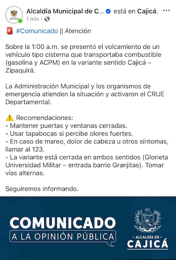 Autoridades implementaron cierre de ambos