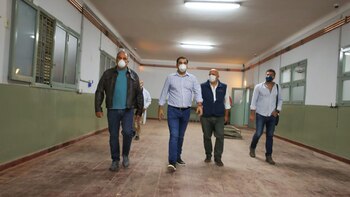 El mandatario correntino durante una