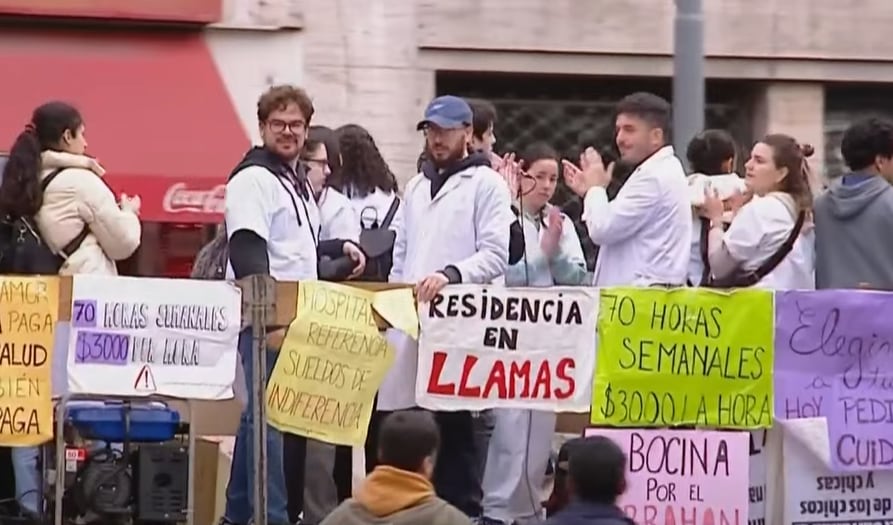 Este jueves se llevaron a cabo protestas en el centro porteño