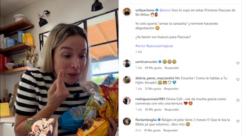 El ida y vuelta de Sofia Pachano en su instagram