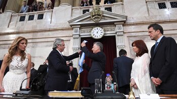 La ceremonia de asunción y