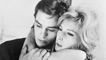 Junto a la actriz italiana