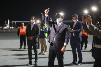 El presidente de Costa Rica,