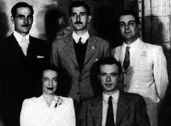 Adolfo Bioy Casares, Ocampo y Borges en el pueblo Pardo