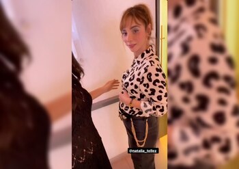 Natalia Téllez mostró su pancita