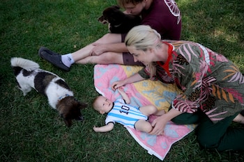 Los ciudadanos rusos Alla Prigolovkina