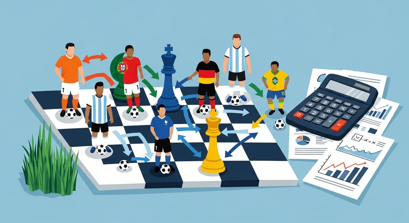 El tablero de selecciones, listo para la batalla en el Mundial 2026 (Imagen Ilustrativa Infobae)