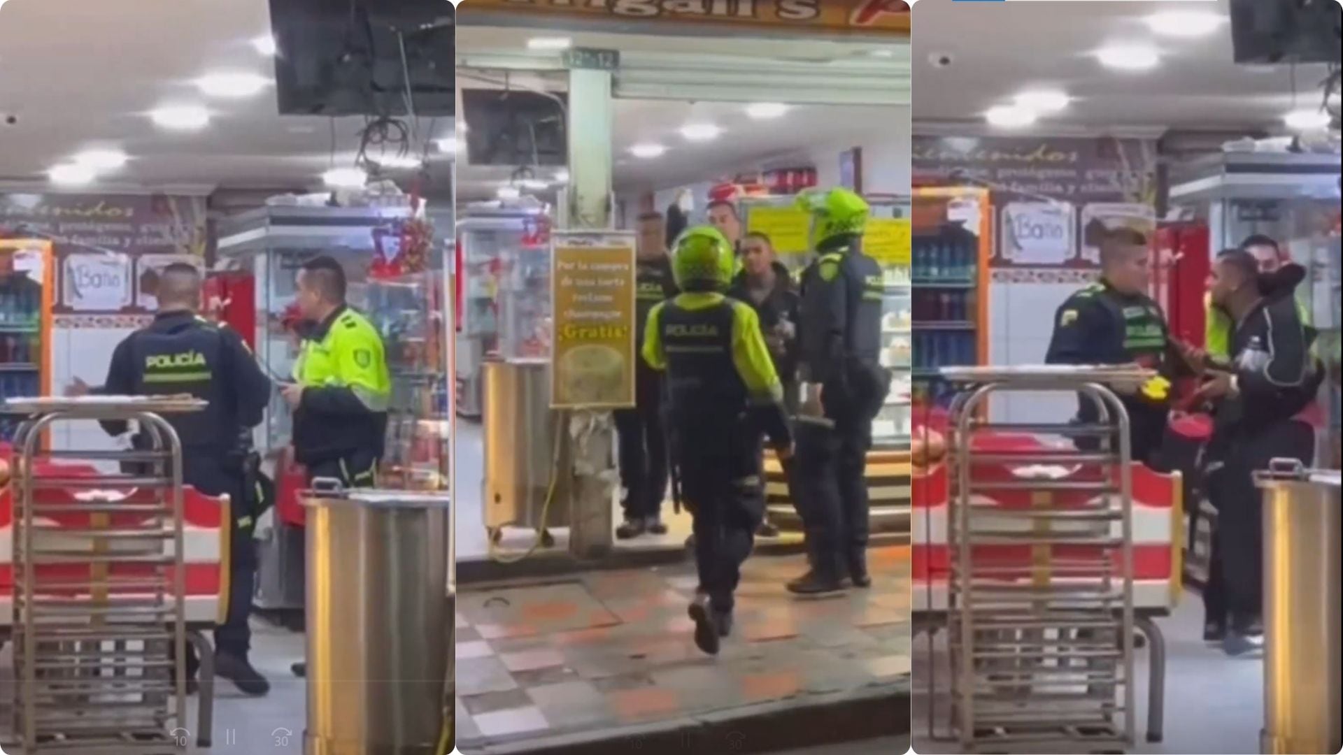 Hombre denunció detención en Bogotá por llevar creatina -- crédito @heidy_up / X