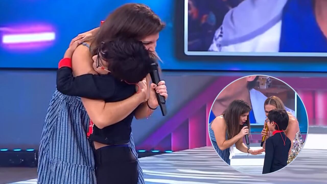 La actriz Nataniel Sánchez comparte un emotivo abrazo con Lucas, el hijo de Erick Elera, en un encuentro que ha conmovido a los seguidores de la popular serie