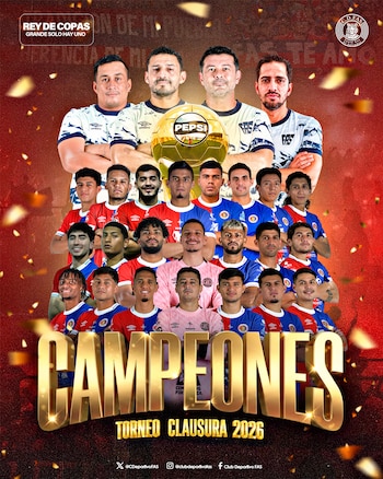 FAS es campeón del fútbol salvadoreño. (Cortesía: FAS)
