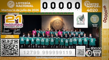 México celebra su Mundial también a través de la tradición de la lotería.