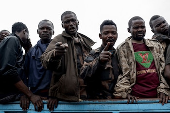 Los posibles reclutas congoleños para