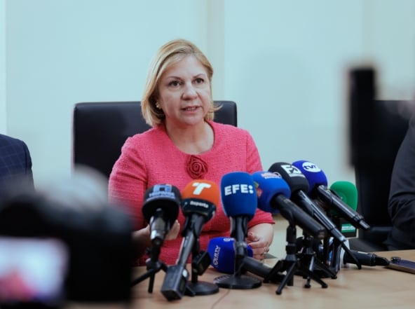 La ministra de Gobierno de Panamá, Dinoska Montalvo, pidió calma a la población y aseguró que los equipos de emergencia trabajan para llegar a las comunidades afectadas. Cortesía-Archivo