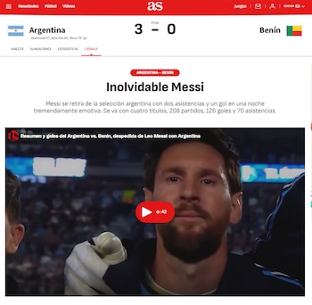 Los medios del mundo reflejaron la despedida de Messi de la selección argentina