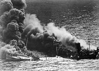 Los submarinos alemanes asediaron las