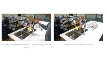 El robot puede seguir limpiando