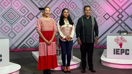 Primer debate en Chiapas: Eduardo Ramírez, Olga Luz Espinosa y Karla Irasema hablan de seguridad y justicia