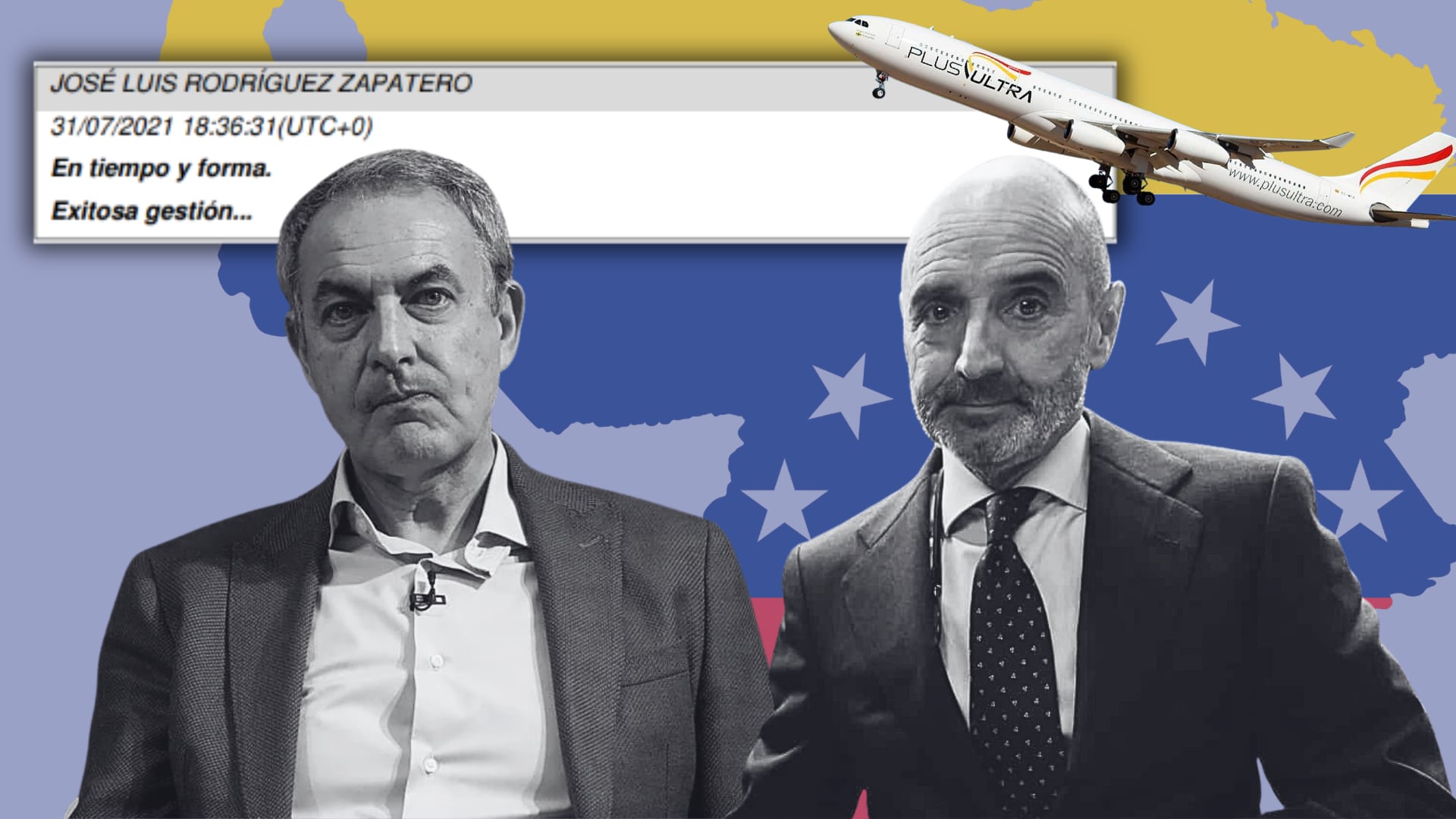 El expresidente del Gobierno, José Luis Rodríguez Zapatero, y el empresario Julio Martínez (Montaje Infobae)