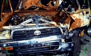 El auto quemado de Schiller