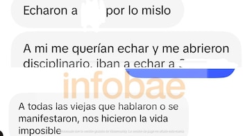 Natalia alzó la voz en Pulzo, junto con varias compañeras, pero no hubo una reacción clara - crédito suministrada Infobae