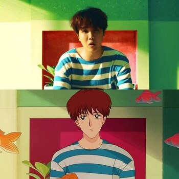 J Hope y las veces que lo compararon con un personaje de anime
