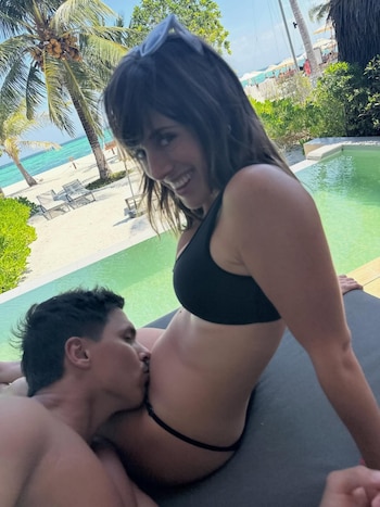 La tierna foto junto a