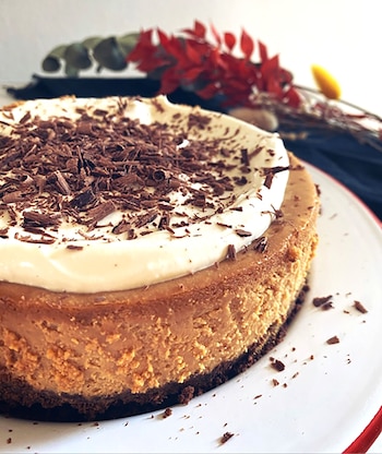 Cheesecake de dulce de leche