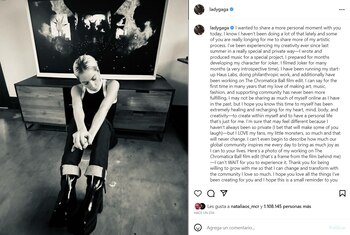 Lady Gaga aseguró que su