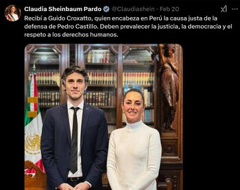 Presidenta de México expresó su