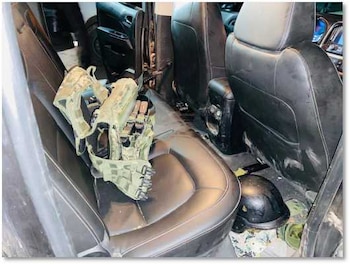 Armas aseguradas por la Guardia