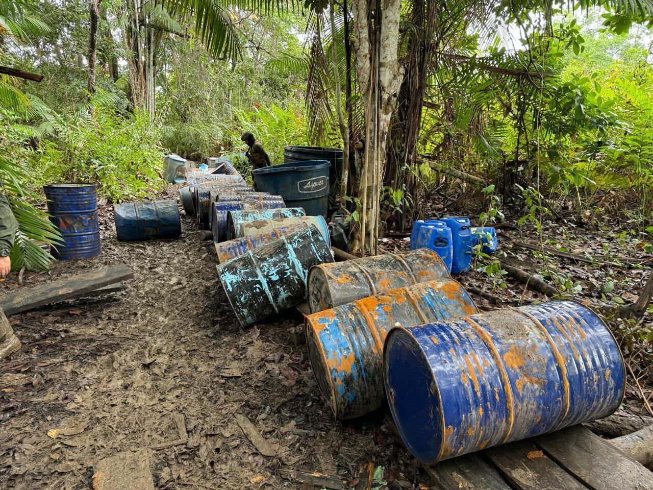 El Ejército Nacional informó que se evitó la comercialización de aproximadamente 950.000 dosis de droga en Estados Unidos - crédito Ejército Nacional