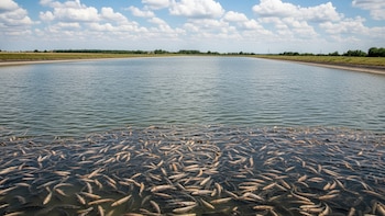 La sequía extrema transforma los estanques de Hungría en trampas mortales para los peces