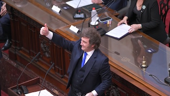 Fuerte discurso de Milei contra