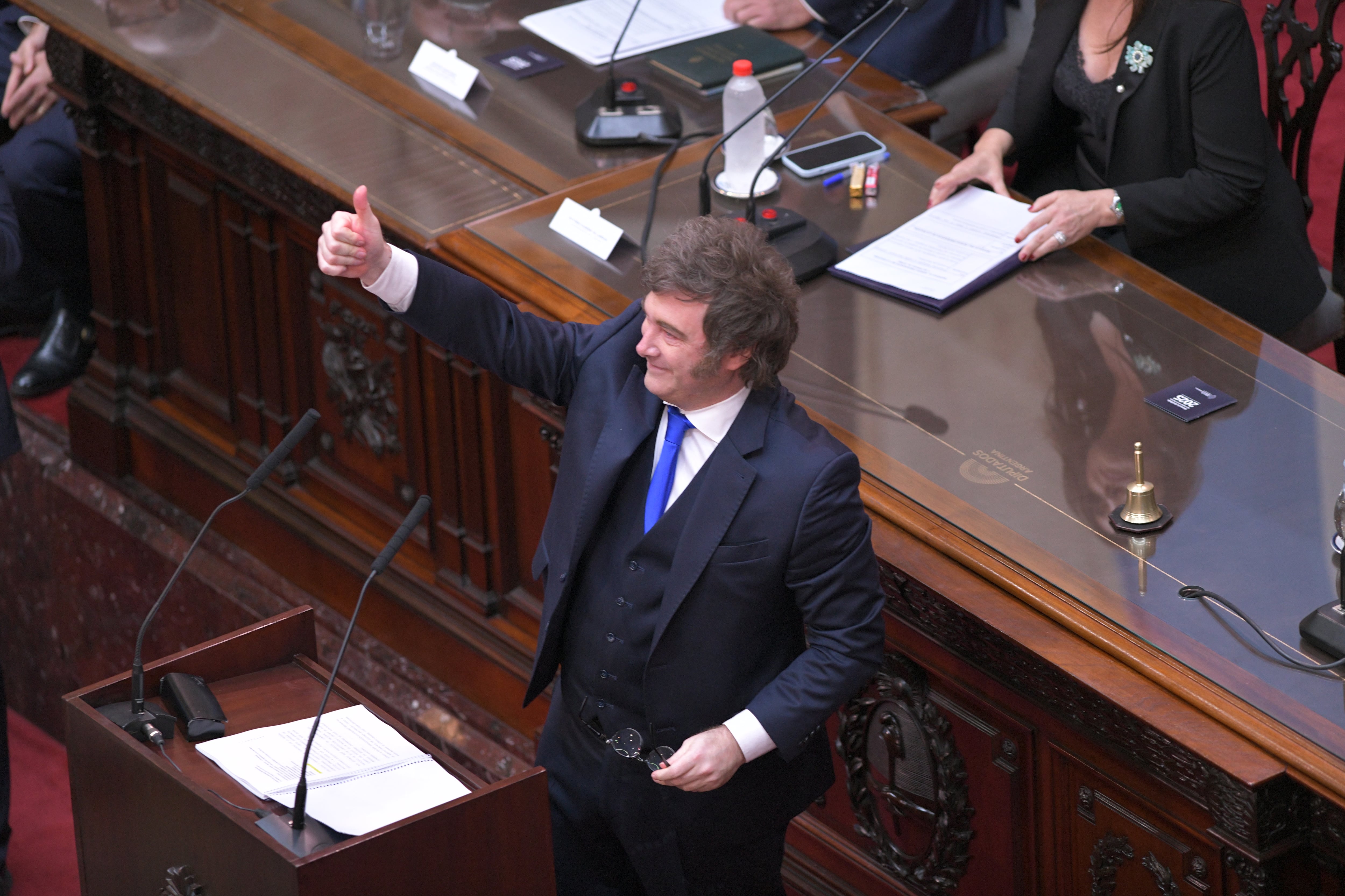 Milei abre las sesiones ordinarias (Jaime Olivos)