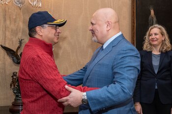 Fiscal británico de la CPI, Karim Khan - crédito cortesía Presidencia