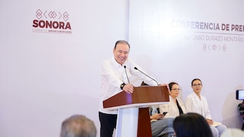 El gobernador Alfonso Durazo afirma que “no hay desapariciones forzadas en Sonora” y tampoco extorsiones