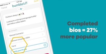 Con esta herramienta solo se pueden buscar personas del mismo sexo.