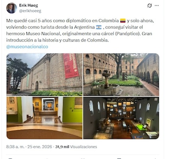 El diplomático danés visitó el