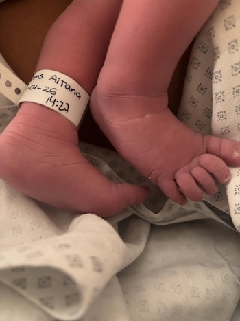 La imagen de Aitana, hija