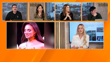 Regina Schanzenbach, Miss Universo de Buenos Aires con infobae en Vivo