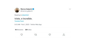 La crítica del fundador de