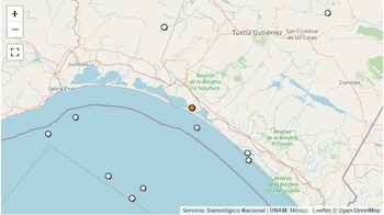 Movimiento telúrico detectado en Tonalá,