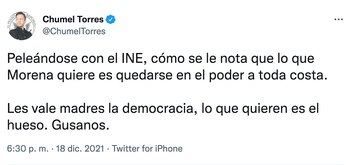 El influencer llamó "gusanos" a