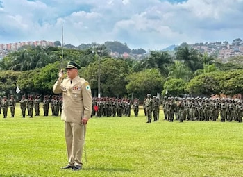 El Centro Nacional de Entrenamiento en Tolemaida inició una nueva etapa con la llegada del brigadier general Juan Oduber Rendón Pérez al mando del Cenae - crédito Ejército Nacional